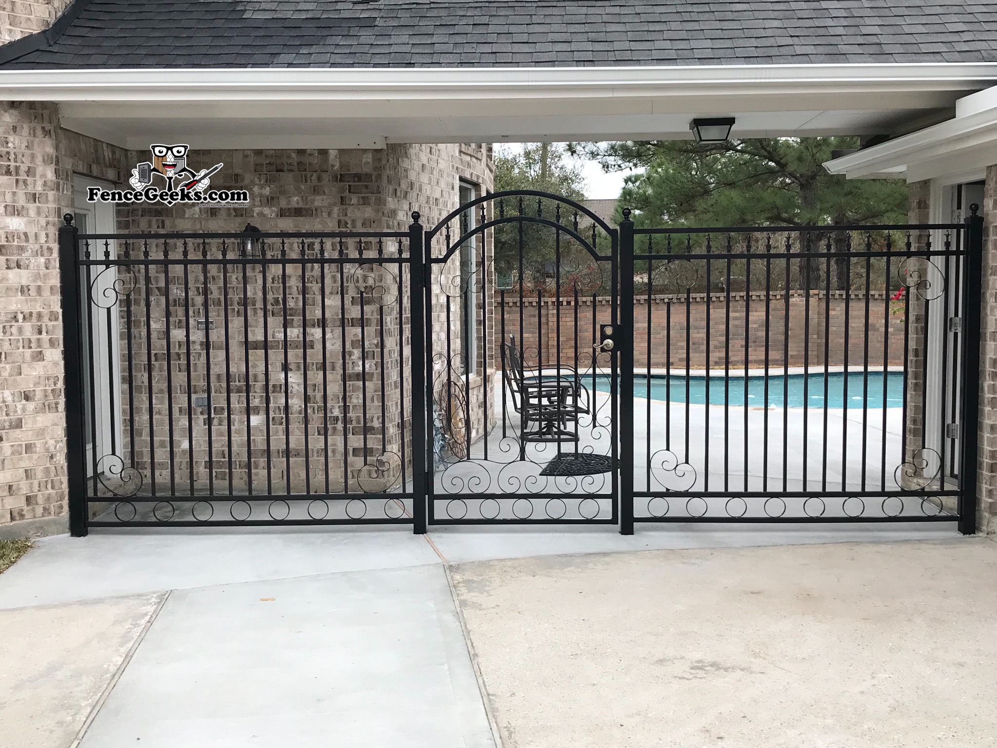 Breezeway | Fence Geeks | Wrought Iron Fences, Gates, and Access Controls