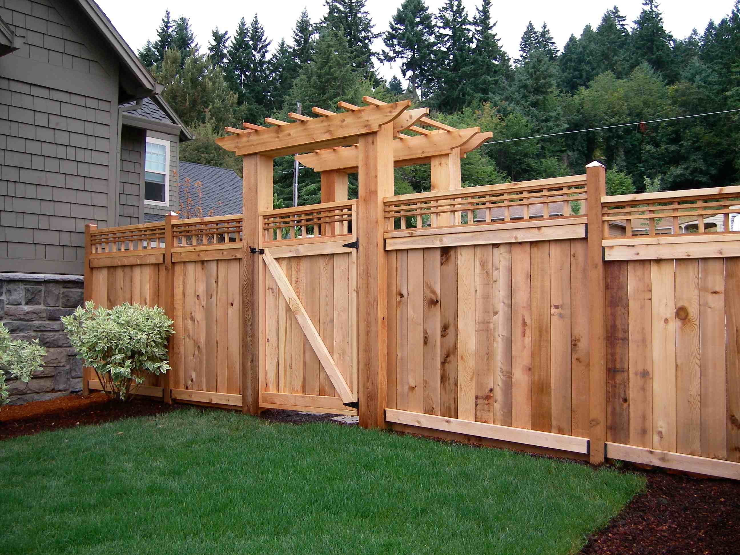 Wood Fence Gates Pictures - Google Search | Backyard gates, Wood fence ...