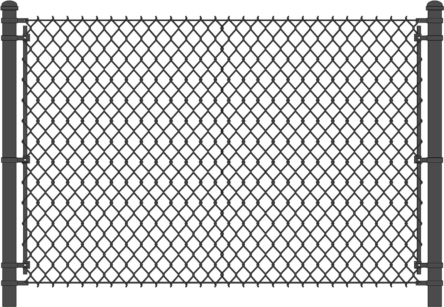 Chain Link Fence | Fence Geeks | Wrought Iron Fences, Gates, and Access
